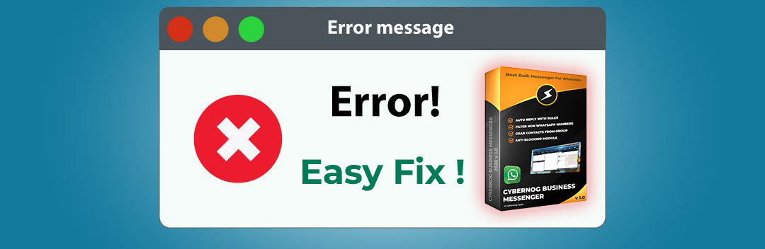 Cybernog Bulk Whatsapp Marketing Software Error Fix